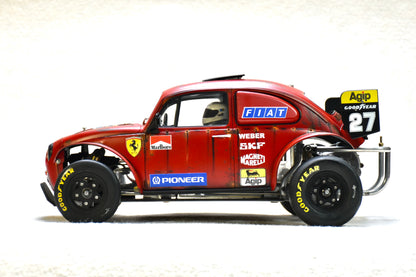 Tamiya Sand Scorcher 1/10 Custom Painted Body – Finished with Driver Figure (Ferragen2) - BOLIM RC CUSTOMS