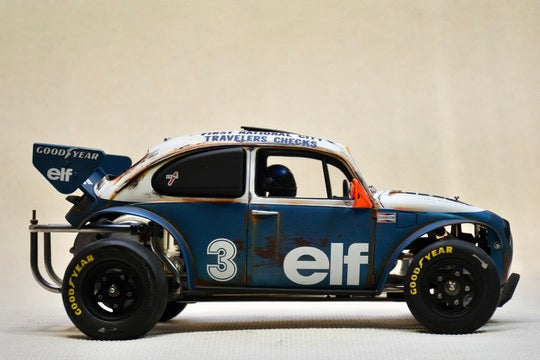 Tamiya Sand Scorcher 1/10 Custom Painted Body – Finished with Driver Figure (Tyrrell p34 tribute) - BOLIM RC CUSTOMS