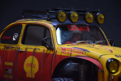 Custom-Built Tamiya CC-02 4WD Chassis with Sand Scorcher Body