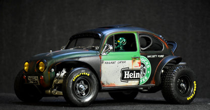 Tamiya Sand Scorcher 1/10 Custom Painted Body – Finished with Driver Figure (BUGOBLIN)