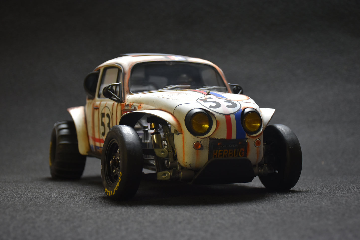 HERBUG - Tamiya Sand Scorcher 1/10 Custom Painted Body – Finished with Driver Figure