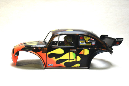 Tamiya Sand Scorcher 1/10 Custom Painted Body – Finished with Driver Figure (SCORTZER) - BOLIM RC CUSTOMS