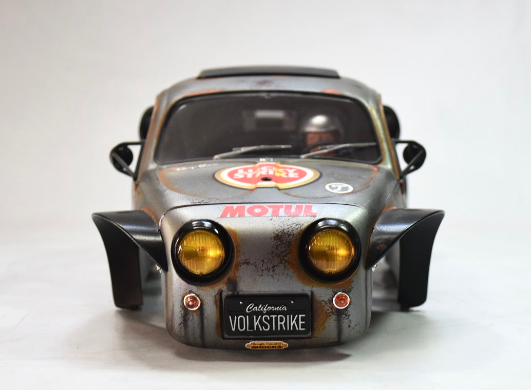 Tamiya Sand Scorcher 1/10 Custom Painted Body – Finished with Driver Figure (VOLKSTRIKE) - BOLIM RC CUSTOMS