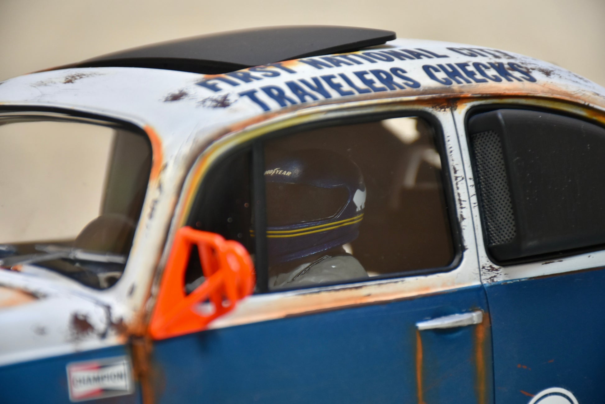 Tamiya Sand Scorcher 1/10 Custom Painted Body – Finished with Driver Figure (Tyrrell p34 tribute) - BOLIM RC CUSTOMS