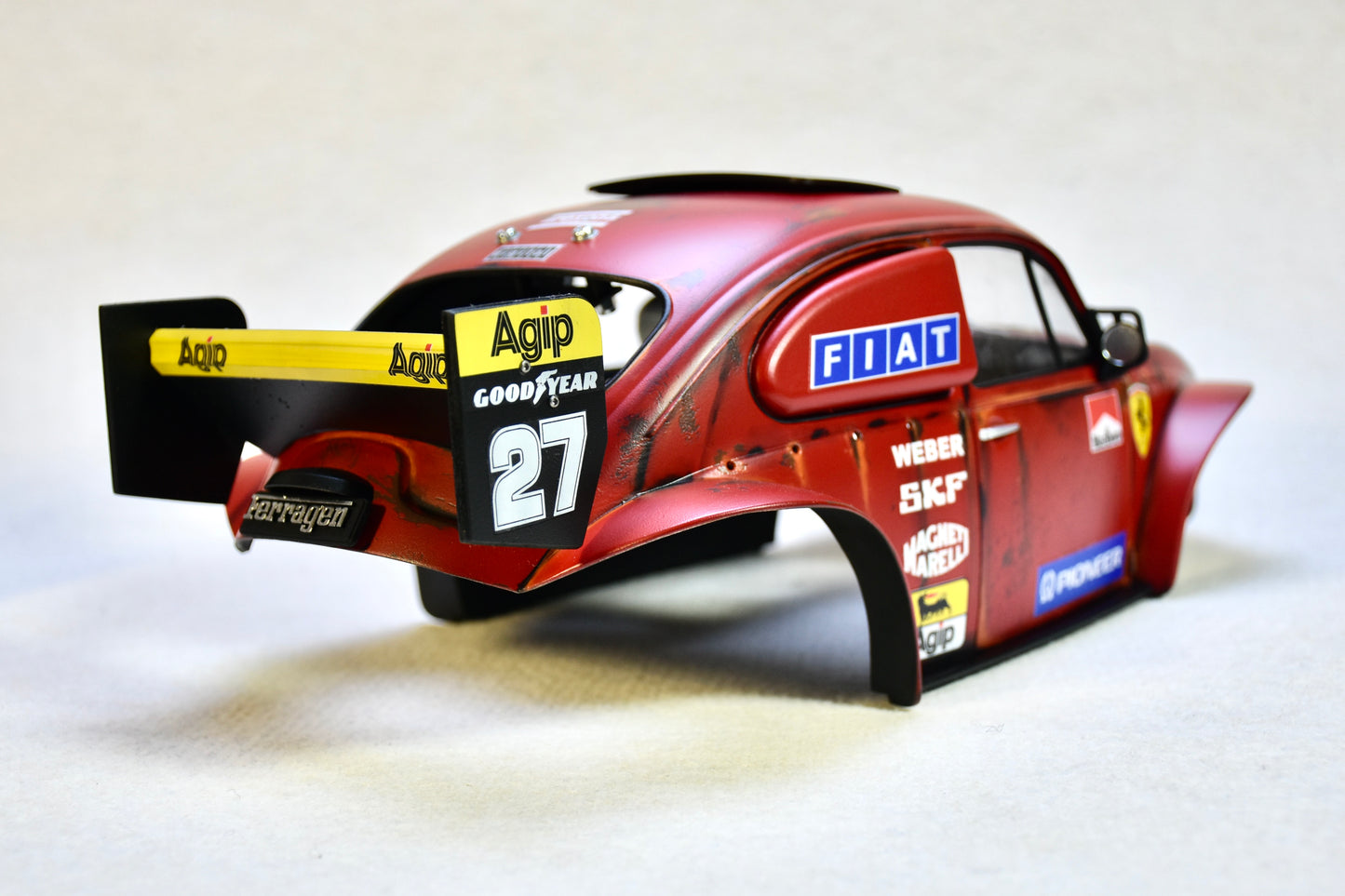 Tamiya Sand Scorcher 1/10 Custom Painted Body – Finished with Driver Figure (Ferragen2) - BOLIM RC CUSTOMS