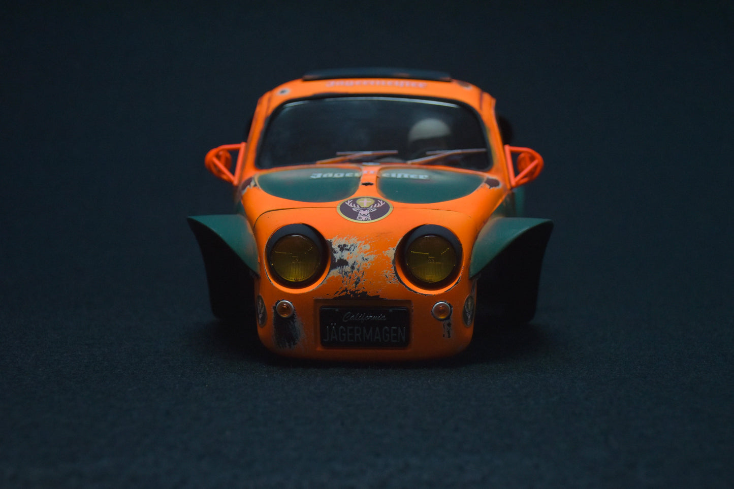 Tamiya Sand Scorcher 1/10 Custom Painted Body – Finished with Driver Figure (JAGERMAGEN)