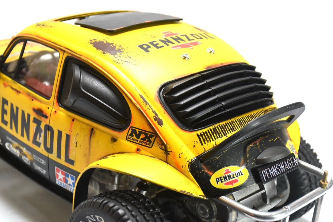 Tamiya Sand Scorcher 1/10 Custom Painted Body – Finished with Driver Figure (PENNSWAGEN)