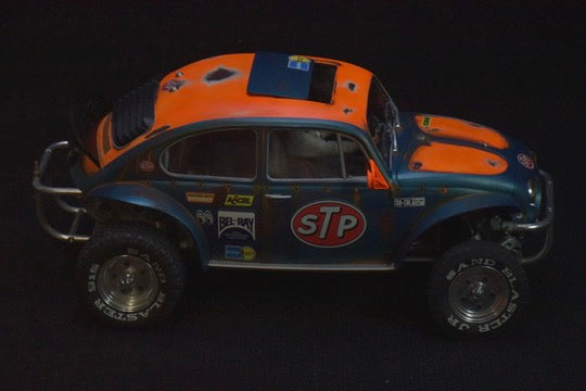 Tamiya Sand Scorcher 1/10 Custom Painted Body – Finished with Driver Figure (SCORSTP v1) - BOLIM RC CUSTOMS