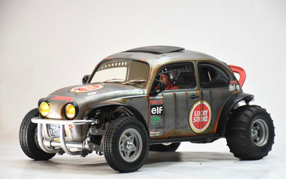 Tamiya Sand Scorcher 1/10 Custom Painted Body – Finished with Driver Figure (VOLKSTRIKE) - BOLIM RC CUSTOMS