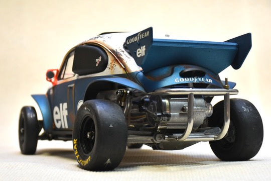 Tamiya Sand Scorcher 1/10 Custom Painted Body – Finished with Driver Figure (Tyrrell p34 tribute) - BOLIM RC CUSTOMS
