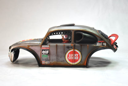 Tamiya Sand Scorcher 1/10 Custom Painted Body – Finished with Driver Figure (VOLKSTRIKE) - BOLIM RC CUSTOMS