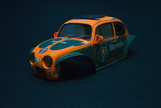 Tamiya Sand Scorcher 1/10 Custom Painted Body – Finished with Driver Figure (JAGERMAGEN)