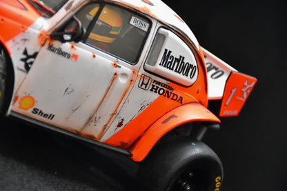 Tamiya Sand Scorcher 1/10 Custom Painted Body – Finished with Driver Figure (BUGLAREN)