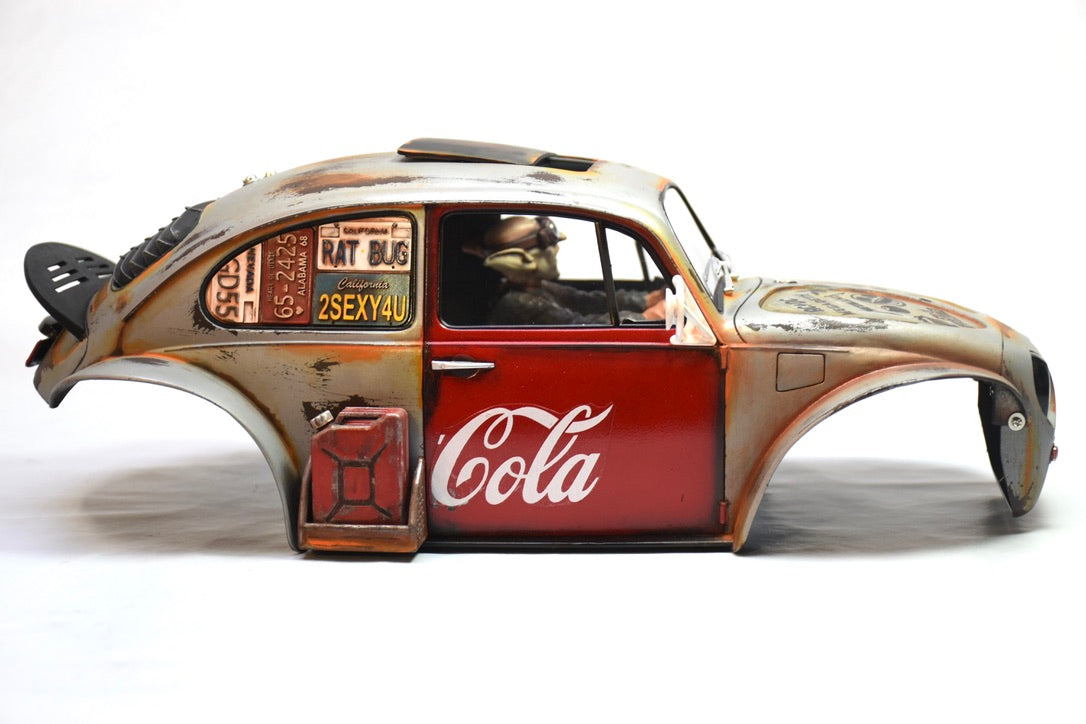 Tamiya Sand Scorcher 1/10 Custom Painted Body – Finished with Driver Figure (JUNKOLA)