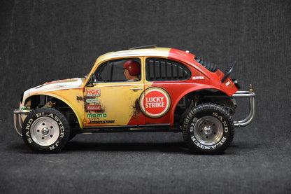 Tamiya Sand Scorcher 1/10 Custom Painted Body – Finished with Driver Figure (VOLKSTRIKE v2) - BOLIM RC CUSTOMS
