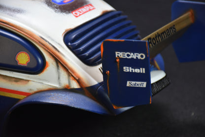 Tamiya BLITZER BEETLE 1/10 Custom Painted Body – Finished with Driver Figure (DAKAR ROTHMANS)