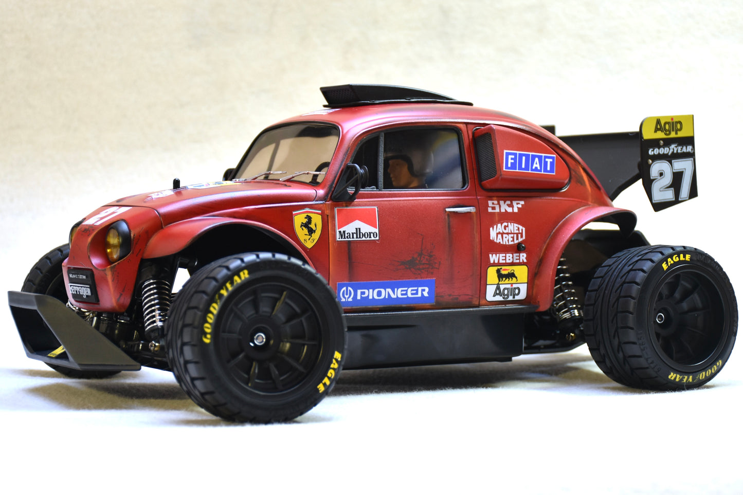 FERRAGEN #5 - Custom-Built Tamiya Blitzer Beetle – Ferrari 643 theme -  1/10 RC Buggy