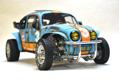 Tamiya Sand Scorcher 1/10 Custom Painted Body – Finished with Driver Figure (BUGULF) - BOLIM RC CUSTOMS