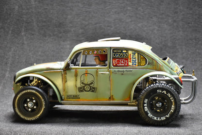 Tamiya Sand Scorcher 1/10 Custom Painted Body – Finished with Driver Figure (RAT BUG) - BOLIM RC CUSTOMS
