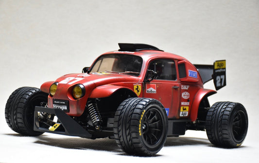 FERRAGEN - Custom-Built Tamiya Blitzer Beetle – Ferrari 643 theme -  1/10 RC Buggy