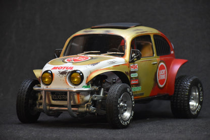 Tamiya Sand Scorcher 1/10 Custom Painted Body – Finished with Driver Figure (VOLKSTRIKE v2) - BOLIM RC CUSTOMS