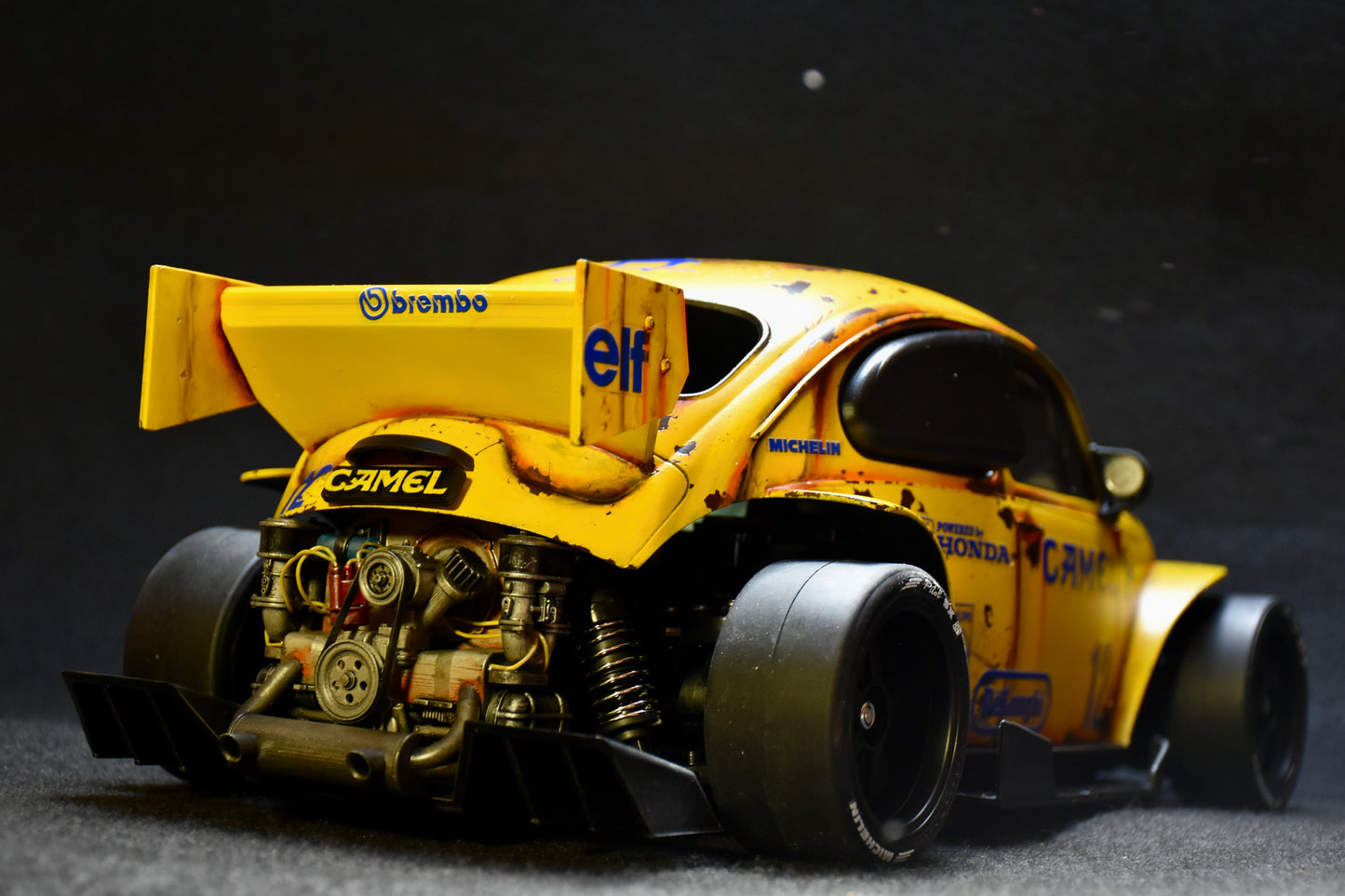 Tamiya Custom-Built STREET Blitzer Beetle (CAMEL LIVERY #2) – 1/10 RC (Tamiya BT-01 Chassis)