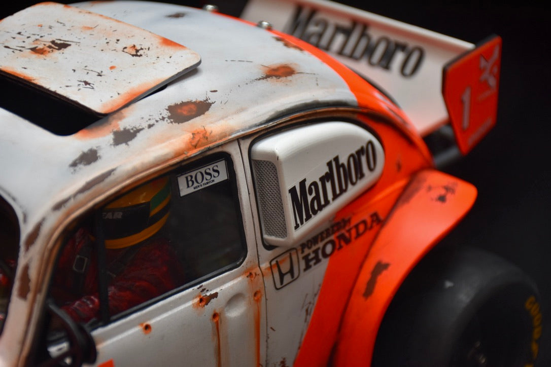 Tamiya Sand Scorcher 1/10 Custom Painted Body – Finished with Driver Figure (BUGLAREN)