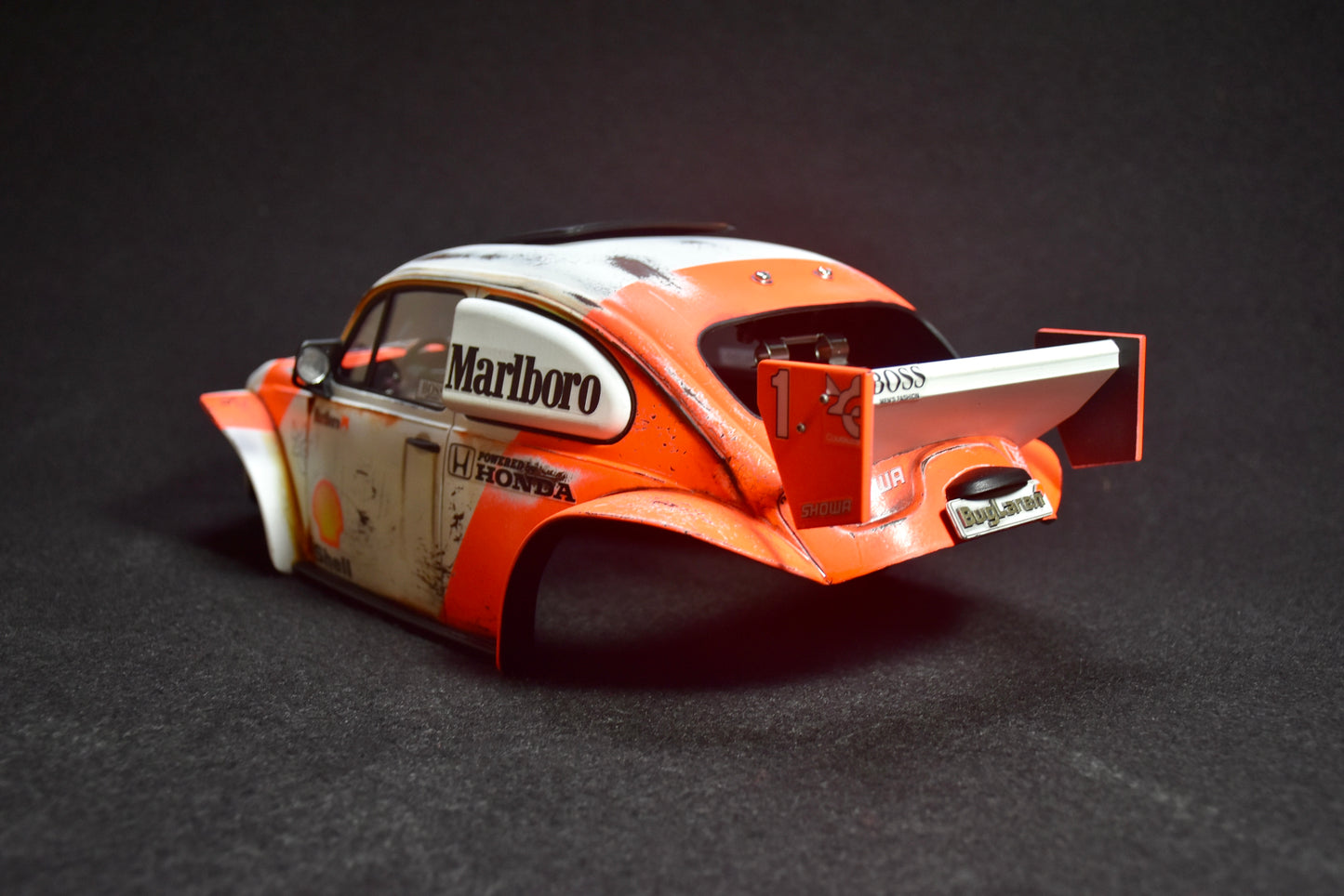 Tamiya Sand Scorcher 1/10 Custom Painted Body – Finished with Driver Figure (BUGLAREN)