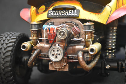 Custom-Built Tamiya CC-02 4WD Chassis with Sand Scorcher Body