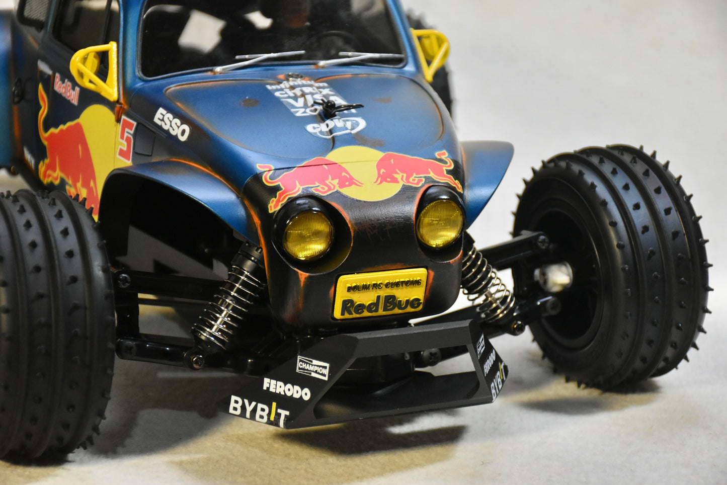 REDBUG  - Custom-Built Tamiya Blitzer Beetle – 1/10 RC Buggy (RED BULL LIVERY)