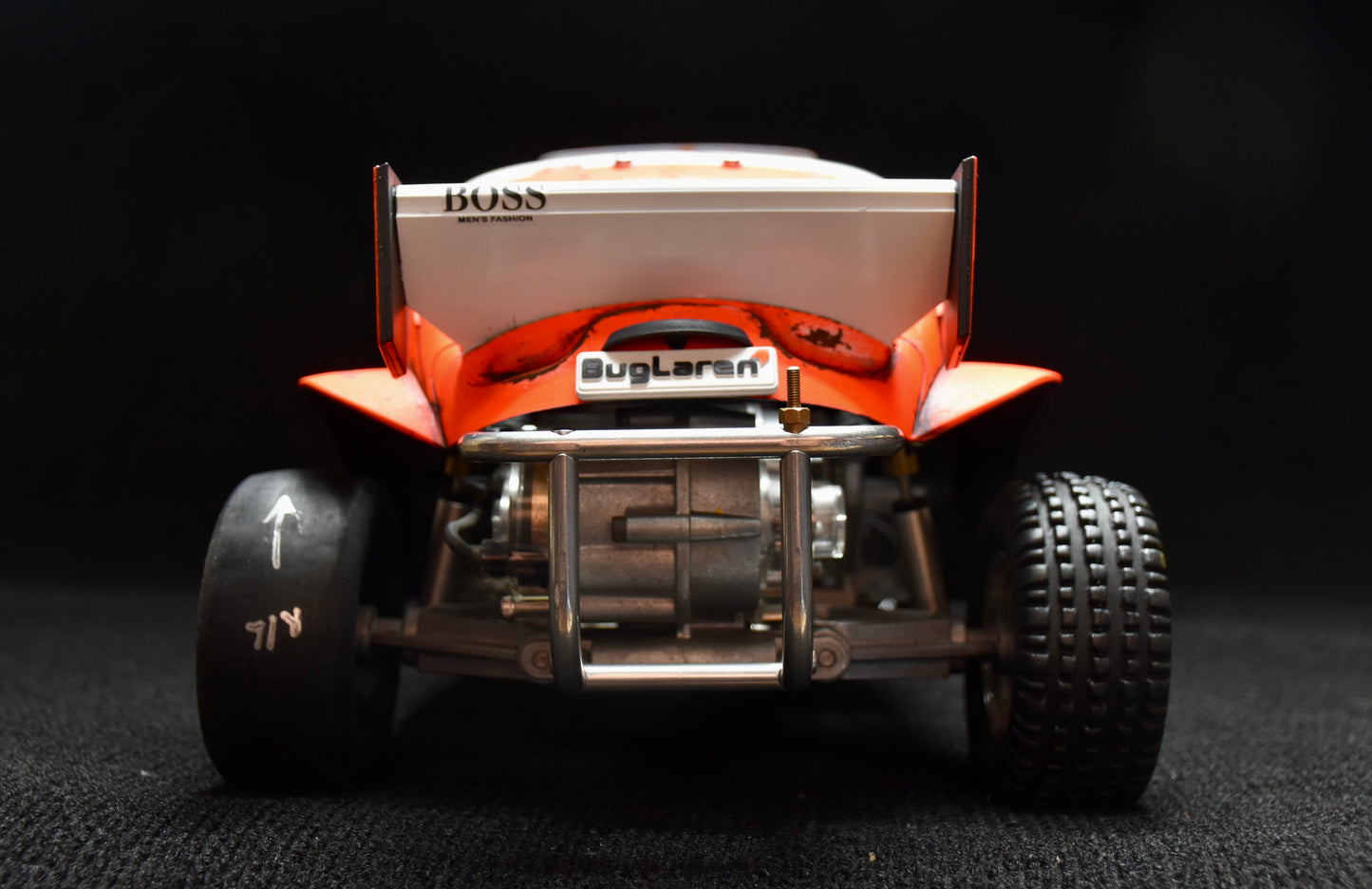 Tamiya Sand Scorcher 1/10 Custom Painted Body – Finished with Driver Figure (BUGLAREN)