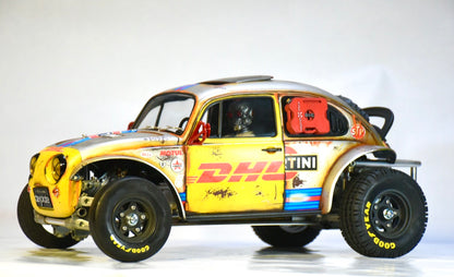 Tamiya Sand Scorcher 1/10 Custom Painted Body – Finished with Driver Figure (DESOLATE)