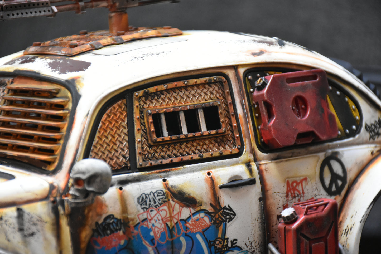 Tamiya Sand Scorcher 1/10 Custom Painted Body – Finished with Driver Figure (DYSTOPIC) - BOLIM RC CUSTOMS