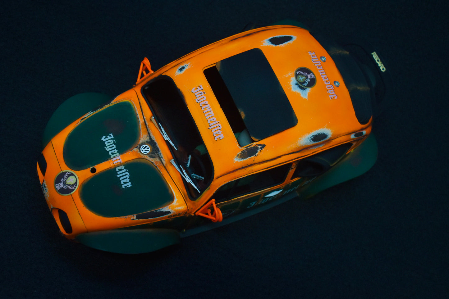 Tamiya Sand Scorcher 1/10 Custom Painted Body – Finished with Driver Figure (JAGERMAGEN)