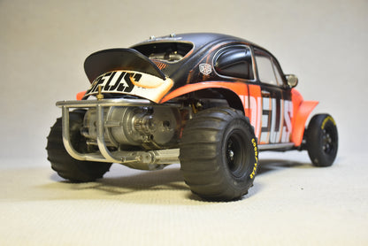 DEUS EX MACHINA theme - Tamiya Sand Scorcher 1/10 Custom Painted Body – Finished with Driver Figure