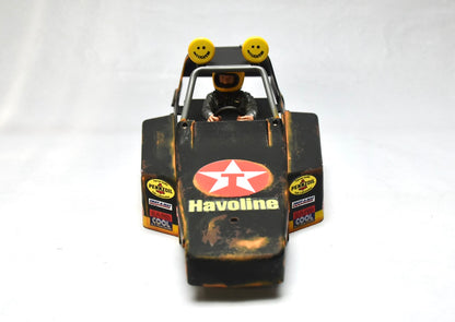 Tamiya BUGGY CHAMP 1/10 Custom Painted Body (TEXACO) – Finished with Driver Figure