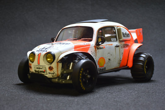 Tamiya Sand Scorcher 1/10 Custom Painted Body – Finished with Driver Figure (BUGLAREN)