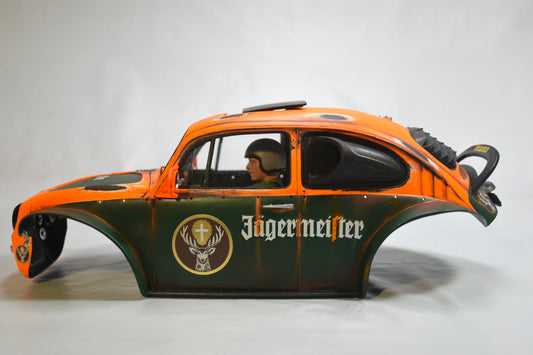 Tamiya Sand Scorcher 1/10 Custom Painted Body – Finished with Driver Figure (JAGERMAGEN)