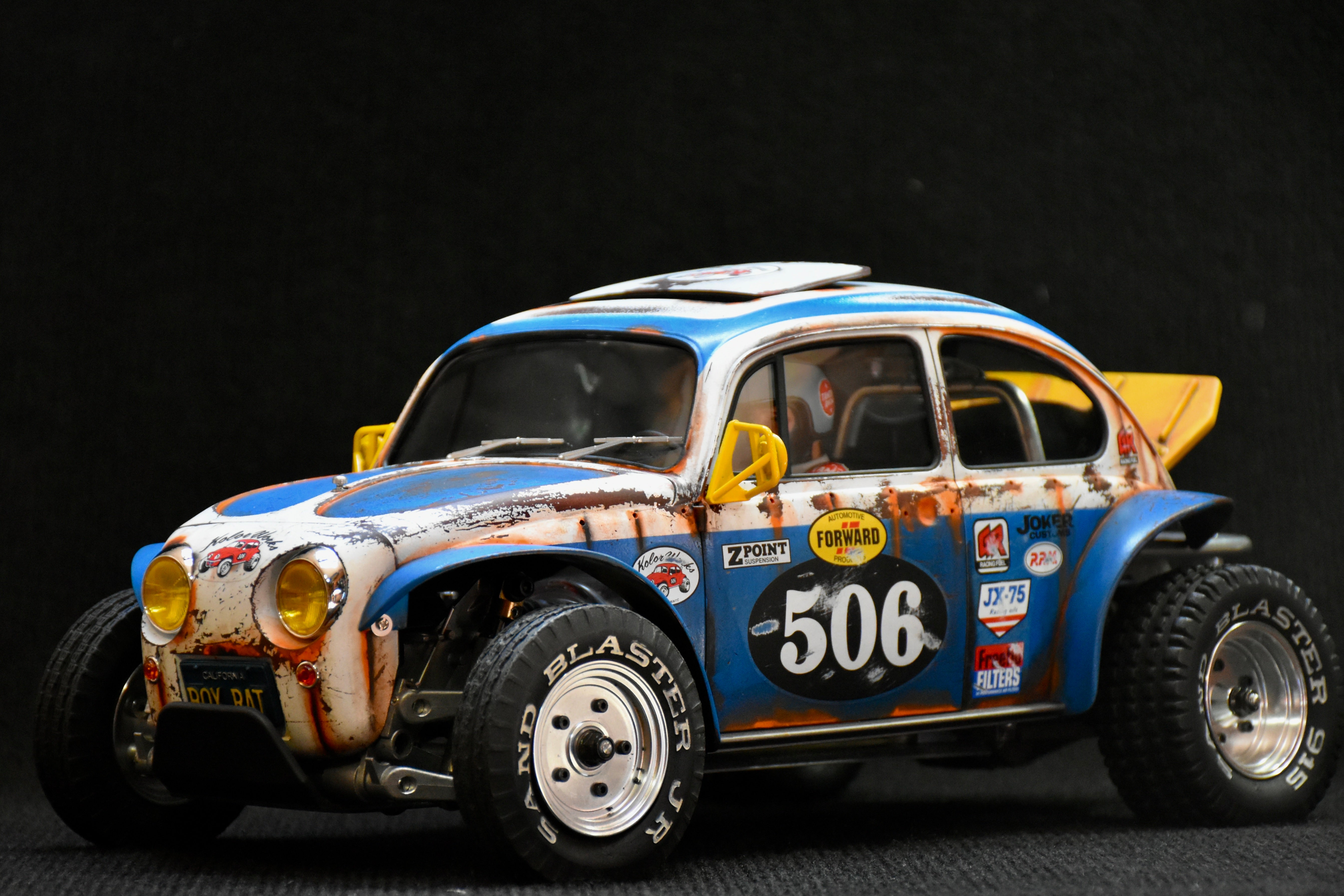 Tamiya Sand Scorcher 1/10 Custom Painted Body – Finished with