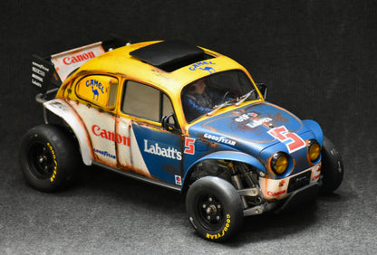 Tamiya Sand Scorcher 1/10 Custom Painted Body – Finished with Driver Figure (BUGANON)