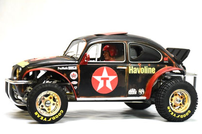 Tamiya Sand Scorcher 1/10 Custom Painted Body – Finished with Driver Figure (BUGXACO)