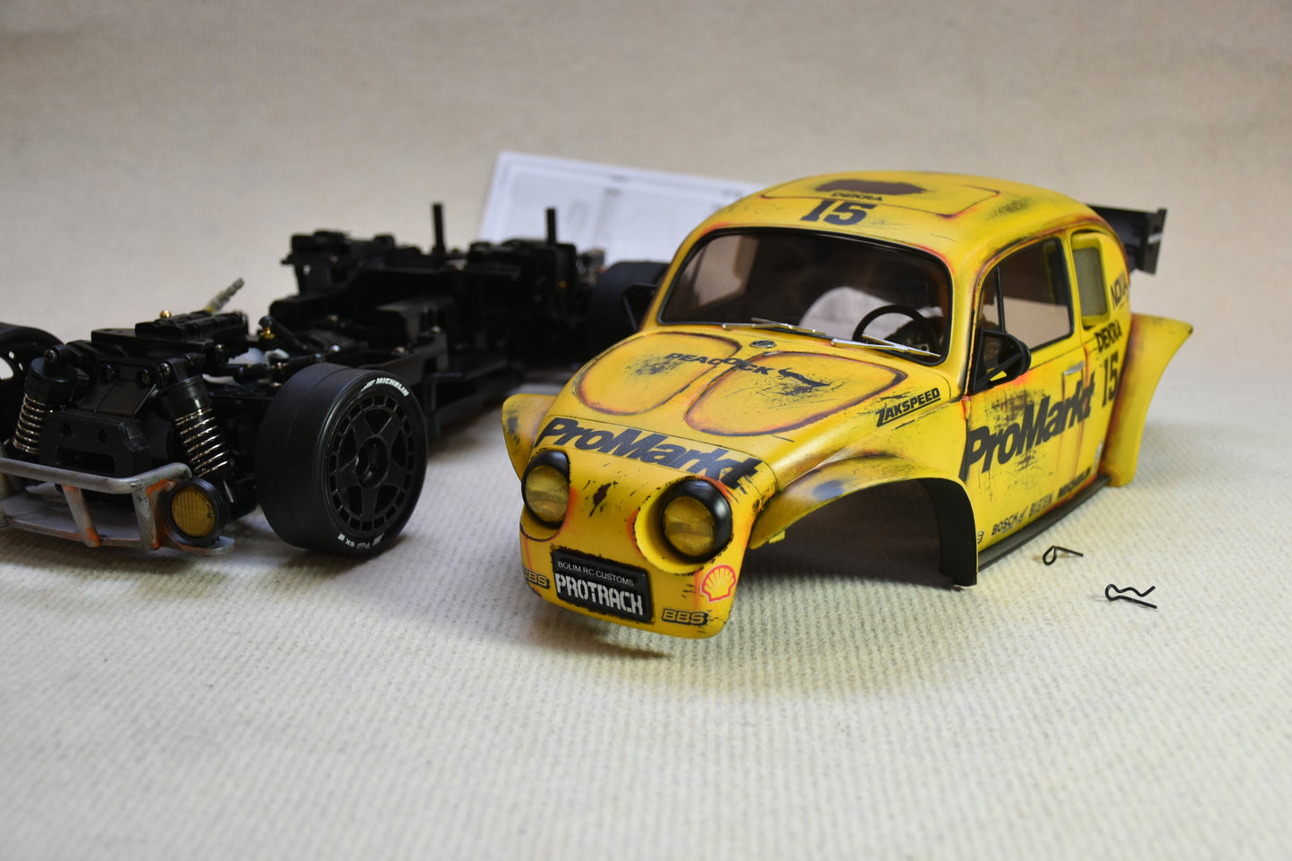 Tamiya Custom Built STREET Blitzer Beetle (PROMARKT) – 1/10 RC (Tamiya BT-01 Chassis)