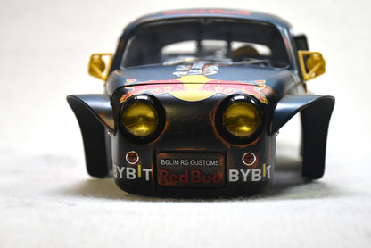 Tamiya Sand Scorcher 1/10 Custom Painted Body – Finished with Driver Figure (RED BUG) RED BULL LIVERY