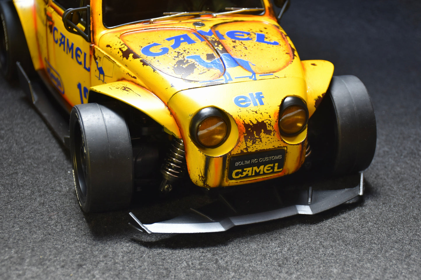 Tamiya Custom-Built STREET Blitzer Beetle (CAMEL LIVERY #2) – 1/10 RC (Tamiya BT-01 Chassis)