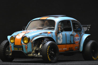 Tamiya Sand Scorcher 1/10 Custom Painted Body – Finished with Driver Figure (BUGULF)