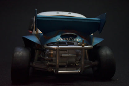 Tamiya Sand Scorcher 1/10 Custom Painted Body – Finished with Driver Figure (Tyrrell p34 tribute)