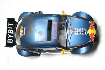Tamiya Sand Scorcher 1/10 Custom Painted Body – Finished with Driver Figure (RED BUG) RED BULL LIVERY