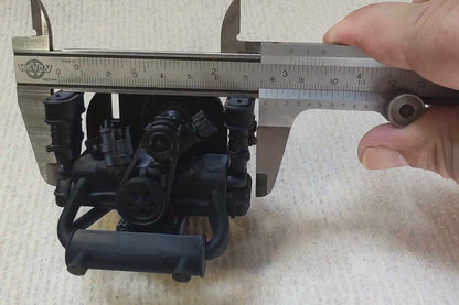 GENERIC 1/10 Scale Volkswagen BEETLE engine -  RC Custom Resin Upgrade Part