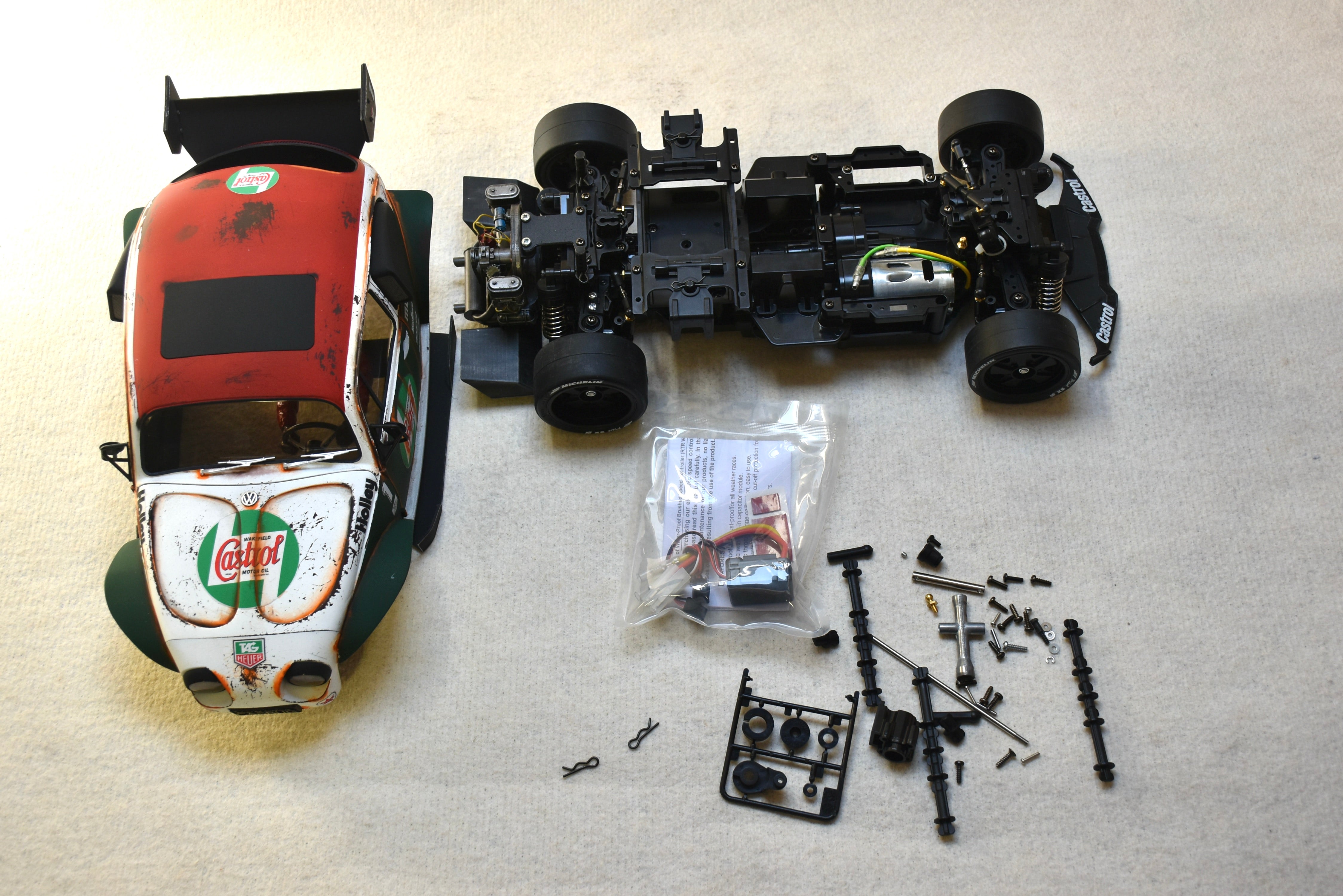 Tamiya Custom Built STREET Blitzer Beetle (CASTROL) – 1/10 RC