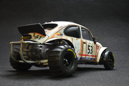 HERBUG - Tamiya Sand Scorcher 1/10 Custom Painted Body – Finished with Driver Figure
